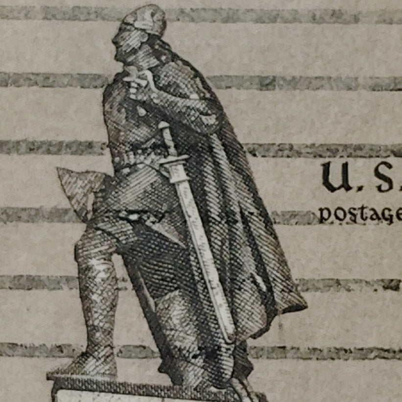 1968 US 6c Leif Erikson Norse Explorer Stamp #1359 Used Cancelled Philately