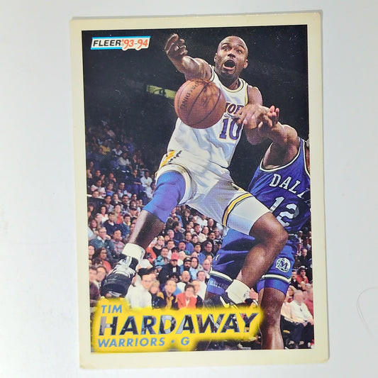 1991 Fleer Tim Hardaway #216 – All-Star Team – Golden State Warriors – Guard