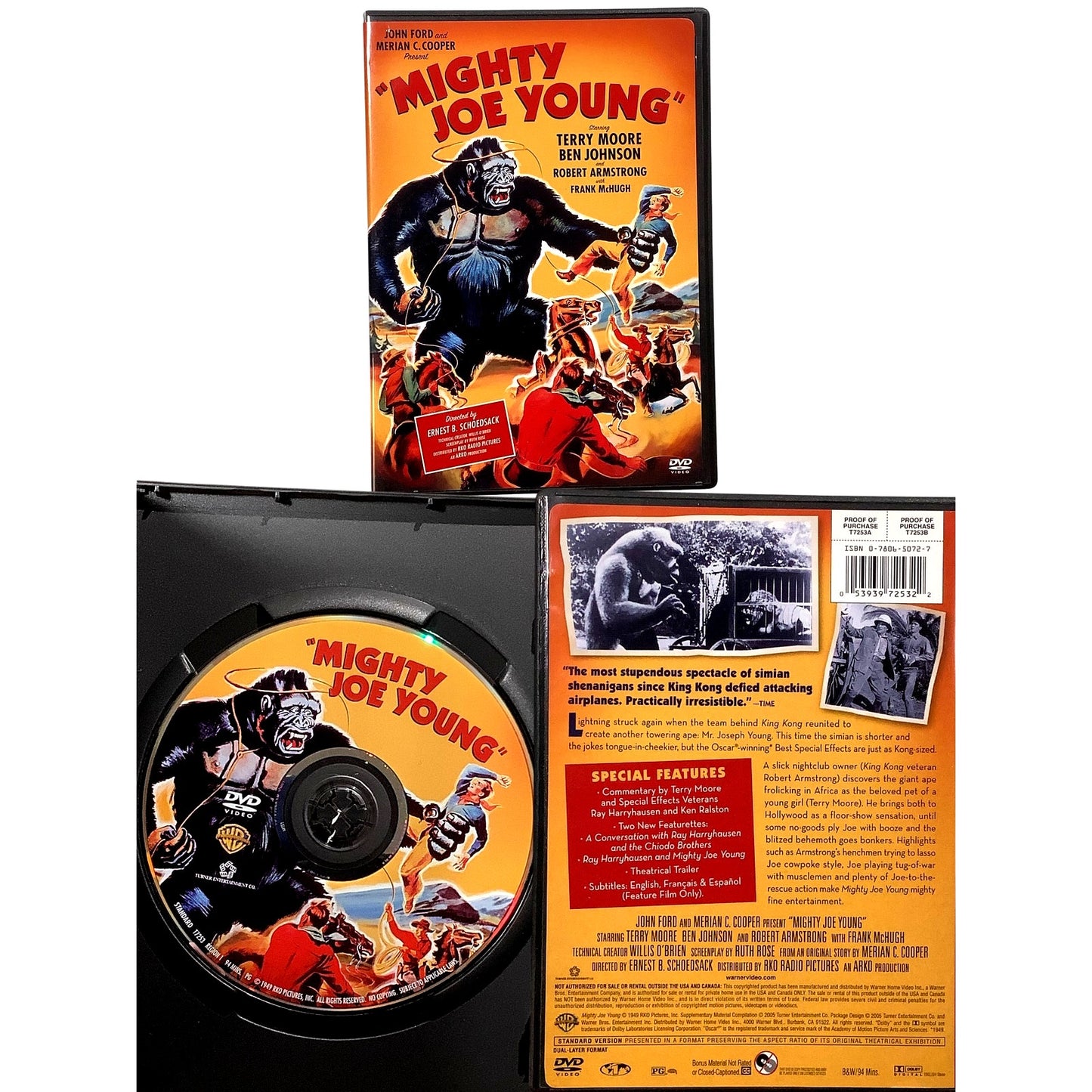 King Kong Gift Box (Tin), 3 Movies with Many Extra Memorabilia Items, 2005, NIB