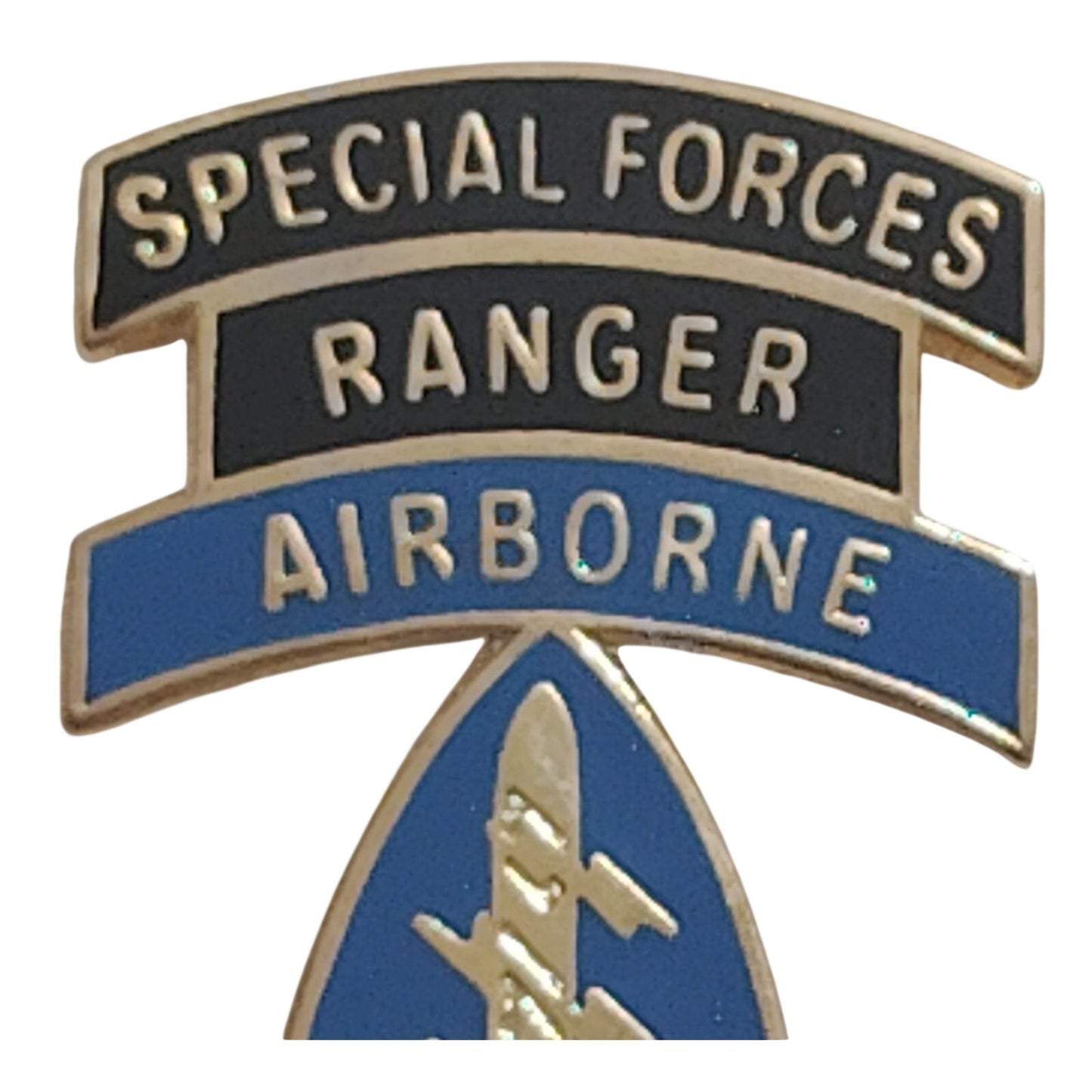 U.S. Army Special Forces “Triple Canopy” Novelty Hat, Lapel Pin 1-1/8"H x 3/4"W
