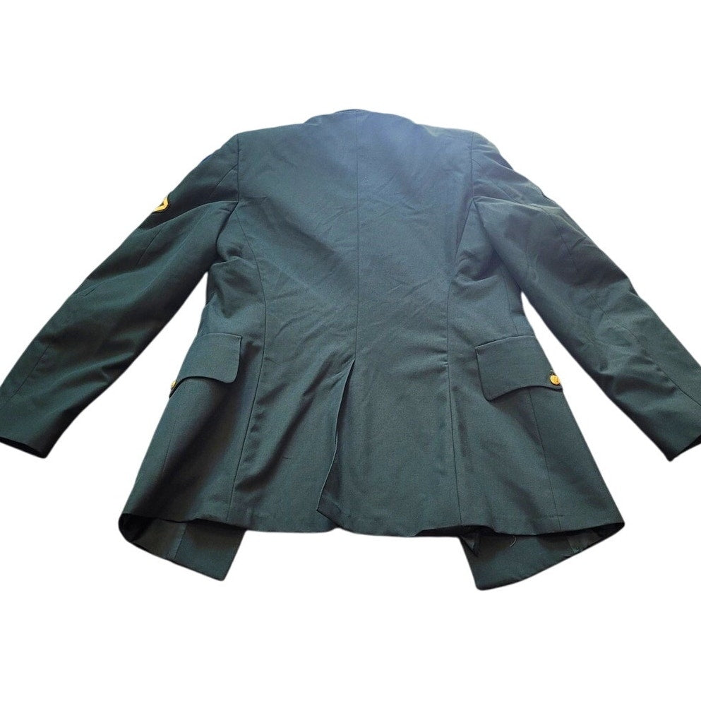 1997 U.S. Army EG-489 Dress Coat – Size 41L, Private 1st Class E3 & Georgia National Guard Insignias