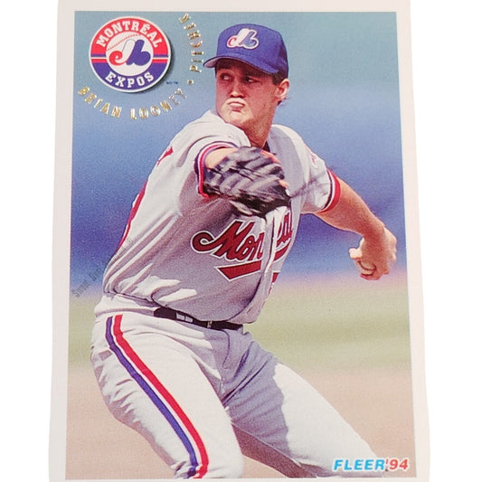 Brian Looney, Montreal Expos, #544, 1994 Fleer Baseball Collector's Card