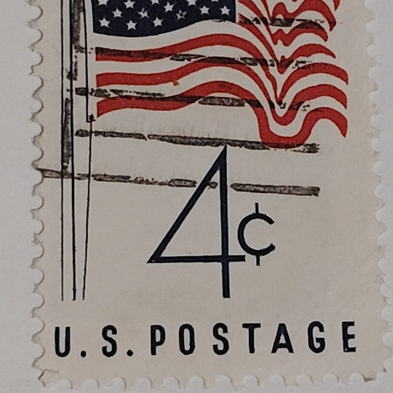 1960 Scott #1153 – 4¢ 50-Star Flag / Hawaii Statehood – Canceled