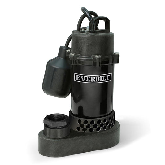 Everbilt 1/4 HP Aluminum Sump Pump Tether Switch, Model HDSP25W