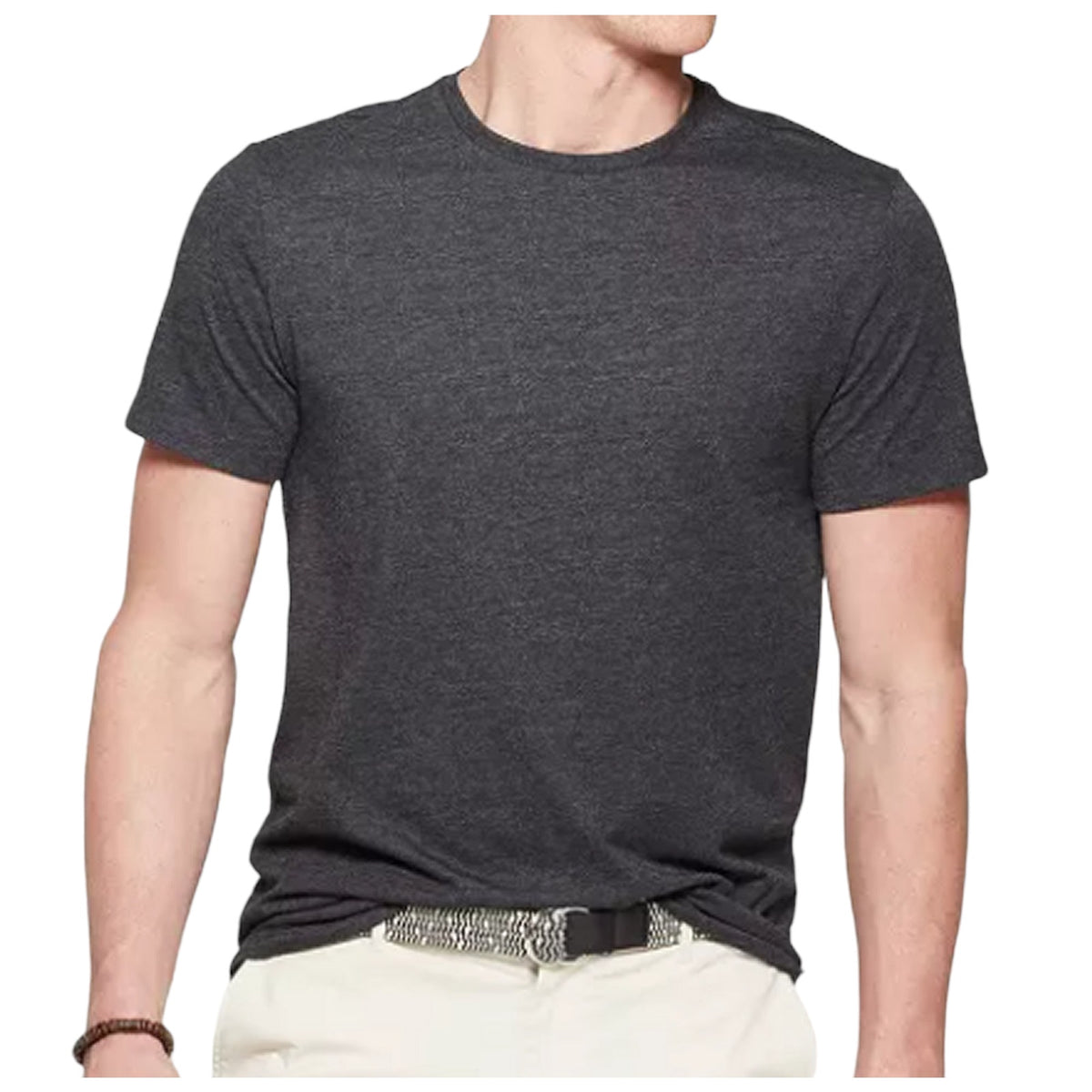 2 x Men's Every Wear Short Sleeve T-Shirts, Small- Goodfellow & Co,  Gray