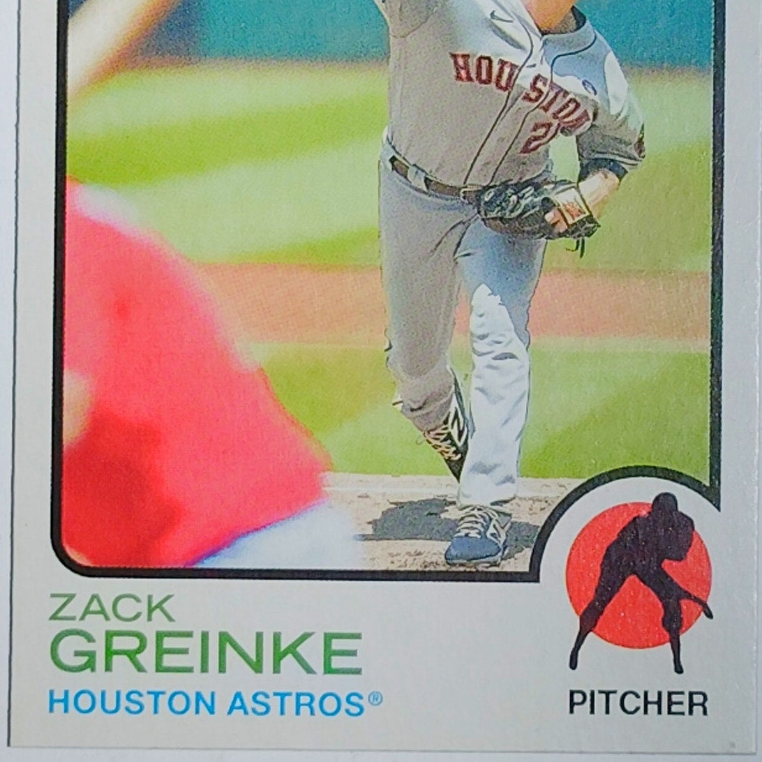 2022 Topps Heritage Zack Greinke 187 Houston Astros Pitcher Baseball VG/EX