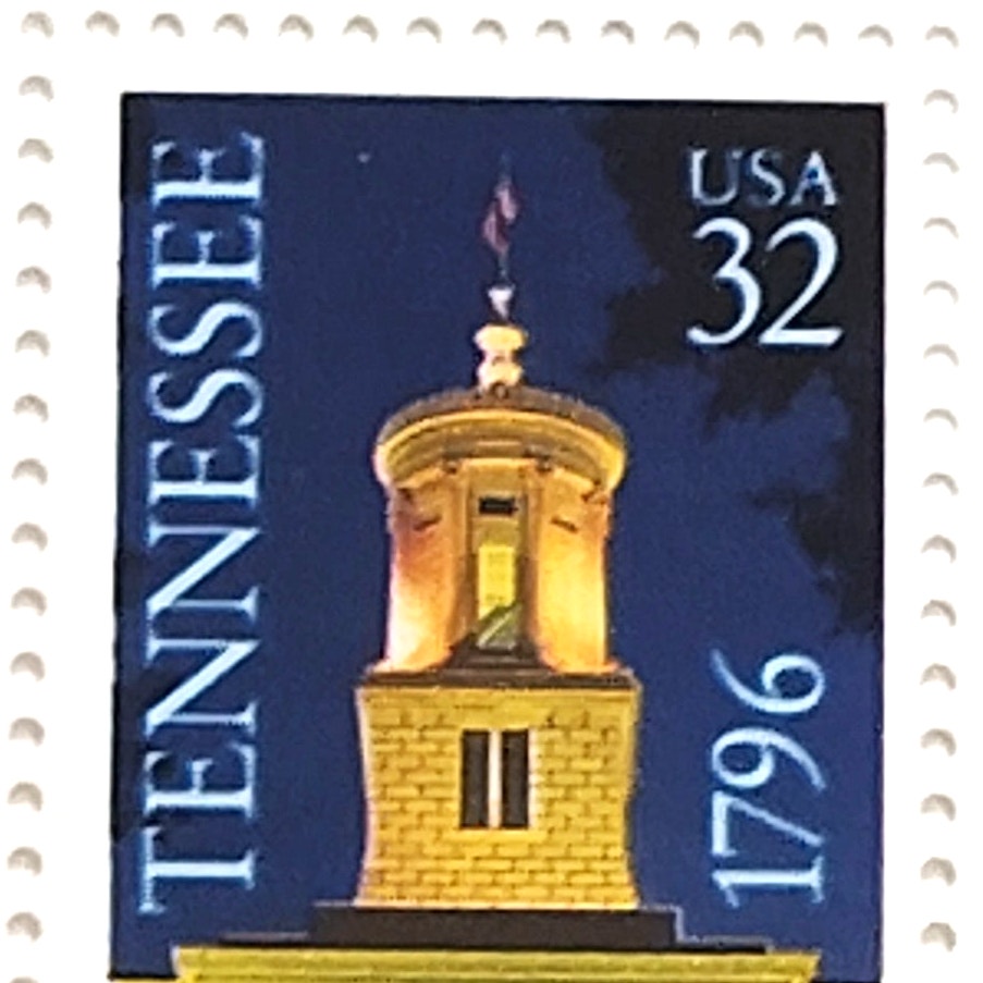 Plate Block of 4 – 1996 USA 32¢ Tennessee Statehood MNH Scott 3067 – Capitol