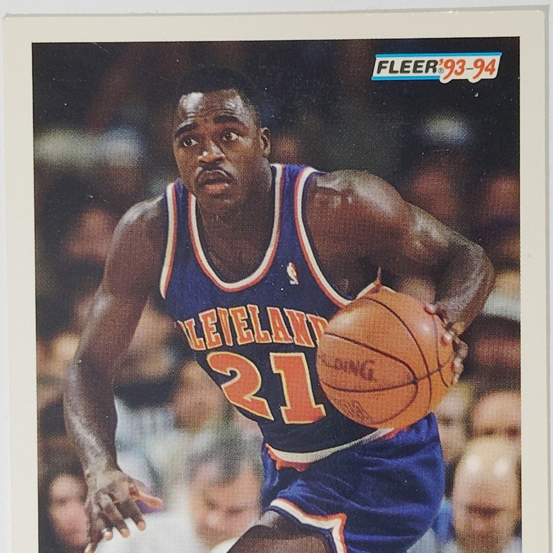 1993–94 Fleer Gerald Wilkins #41  Cleveland Cavaliers – Guard/Forward – NBA Card