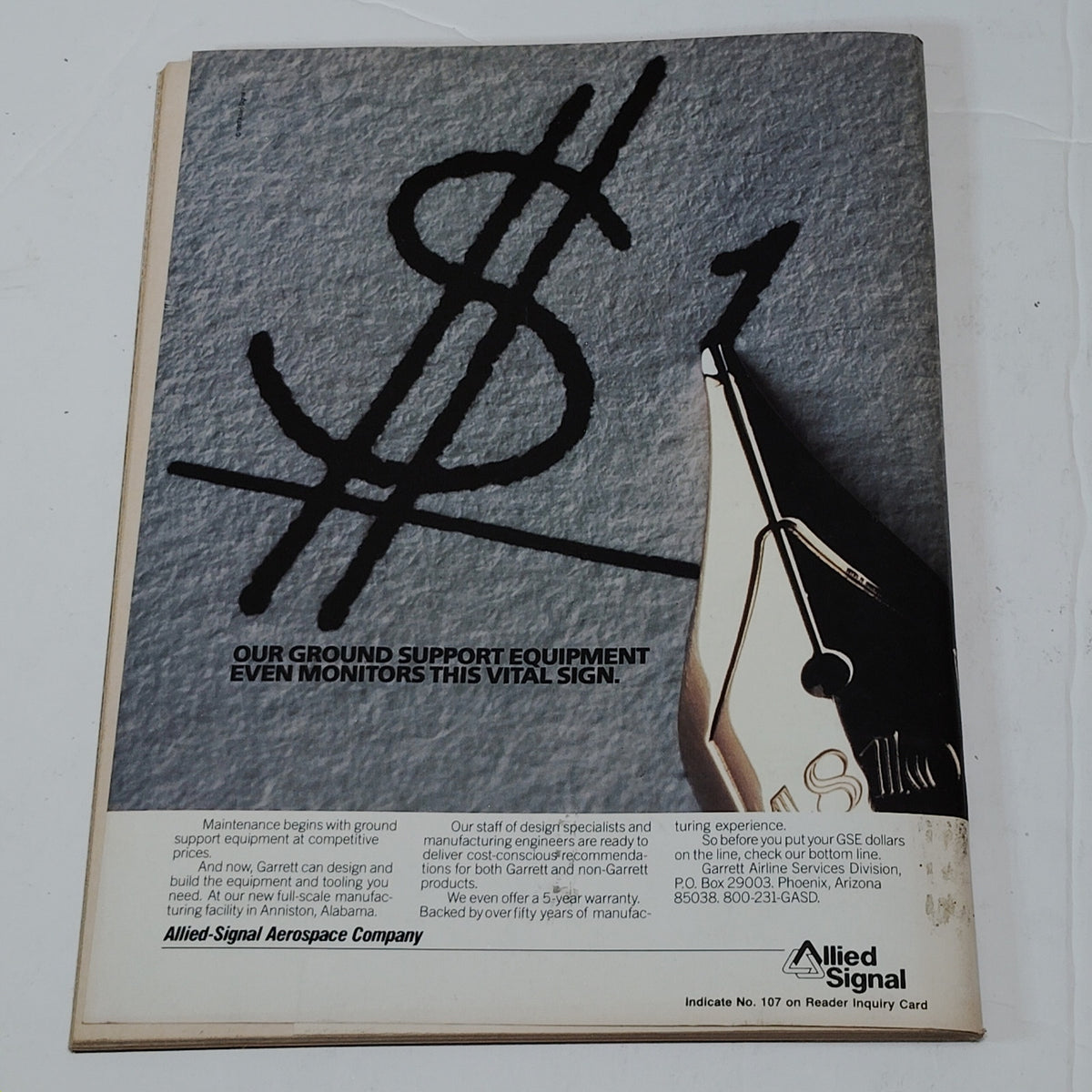 Air Transport World Magazine - January 1988 - Cathay Pacific 747 Cover