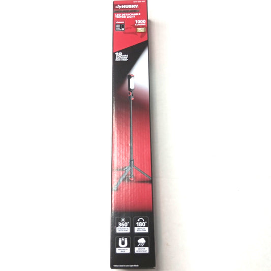 Husky 1000 Lumens LED Detachable Tripod Work Light Magnetic Base