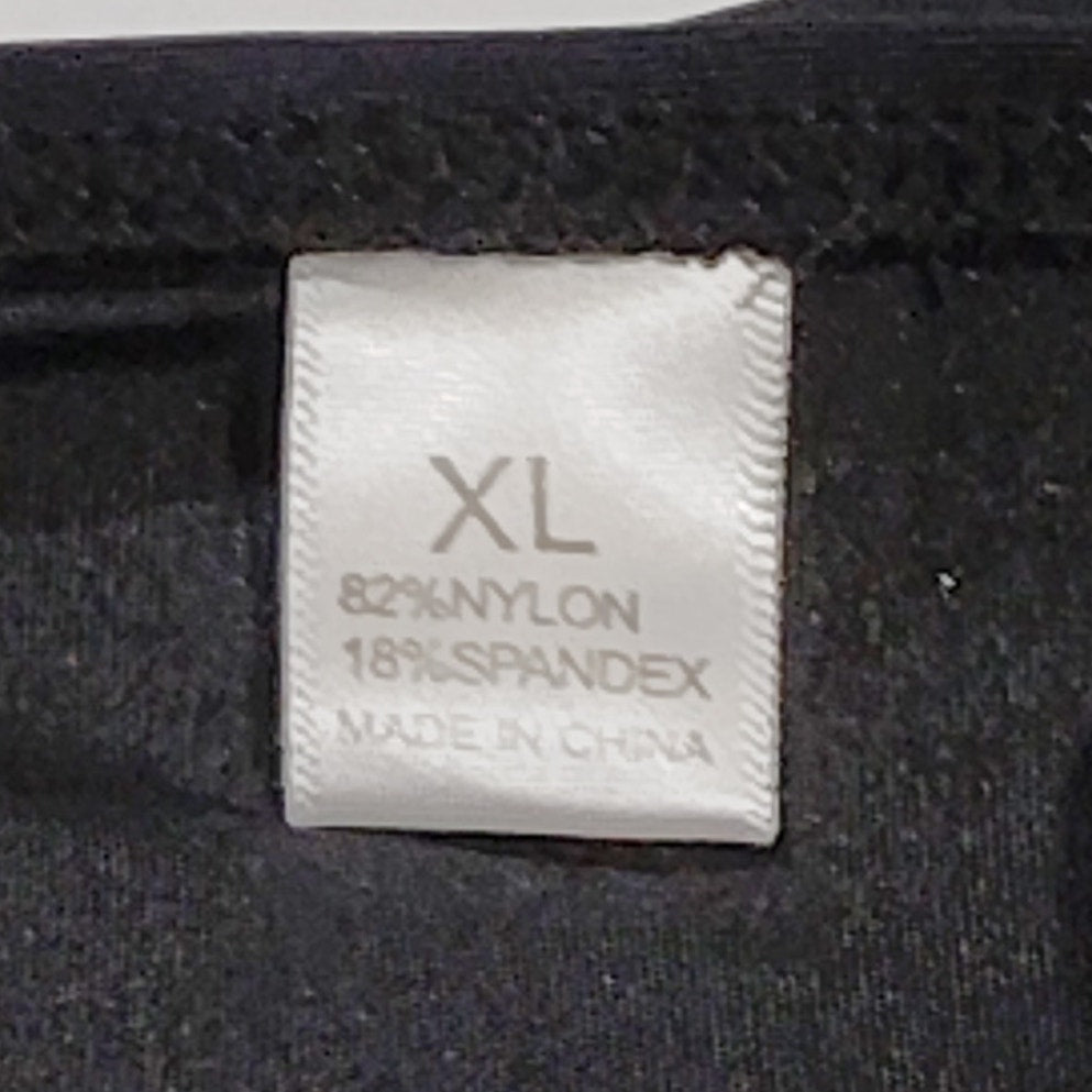 High‑Rise Swim Bottoms – Black – XL – NWOT – 82/18 Nylon/Spandex