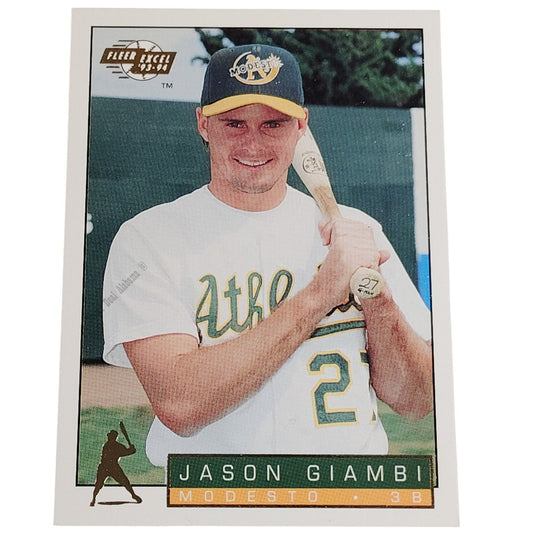 Jason Giambi, Modesto Athletics, No. 120,  93-94 Fleer Excel Minor Leagues