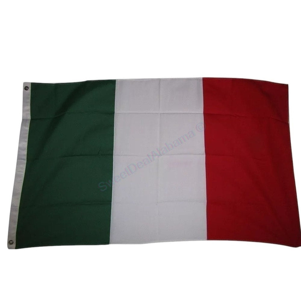 Country Flag, Italy Flag, 3' x 5' Poly Flag / Banner, 100D Material