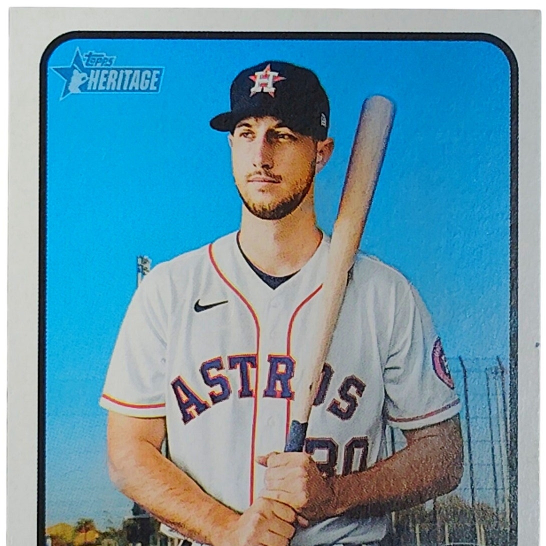 2022 Topps Heritage Kyle Tucker 128 Houston Astros Outfield Baseball VG/EX