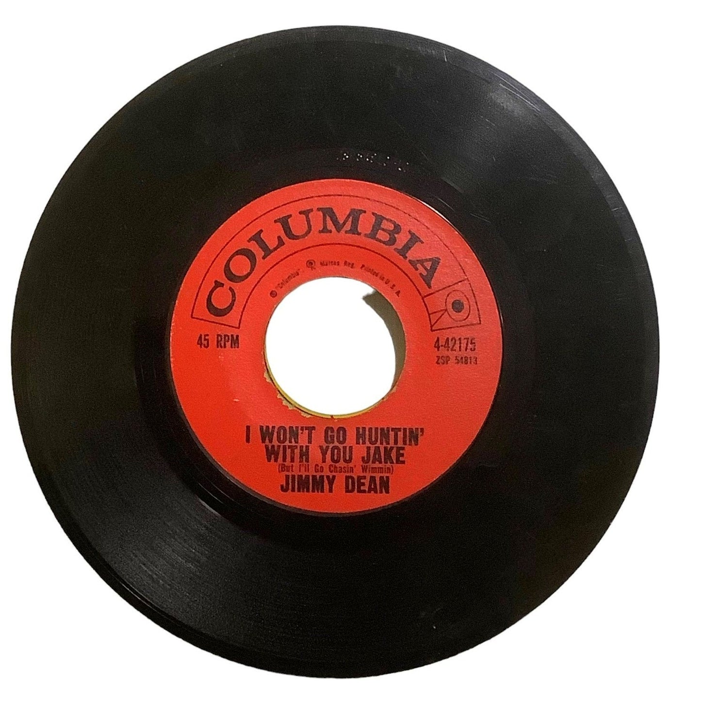 Jimmy Dean – Big Bad John / Won’t Go Huntin’ With You Jake 1961 Columbia 4-42175