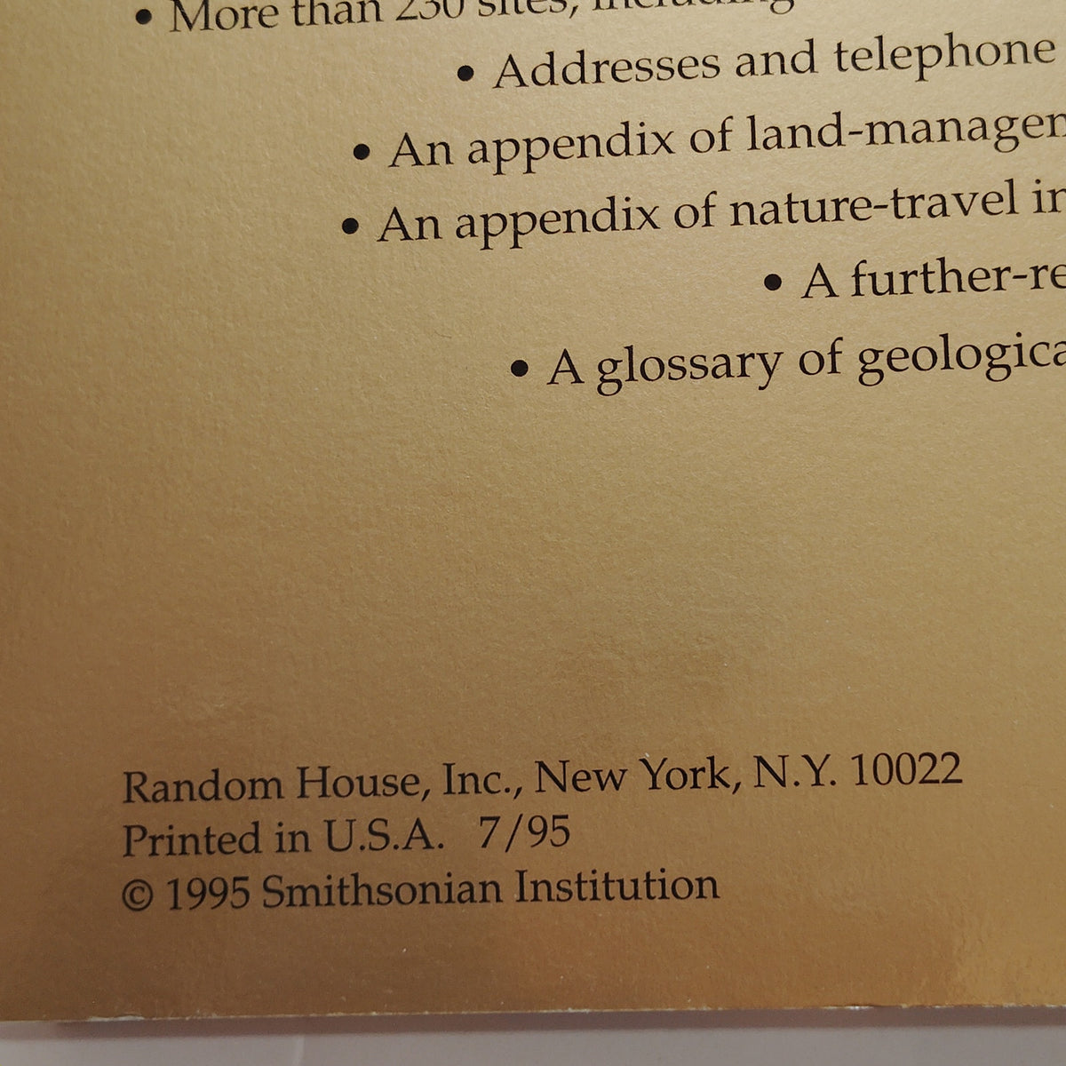Smithsonian Guides Natural America Northern New England VT NH ME - LN 1995