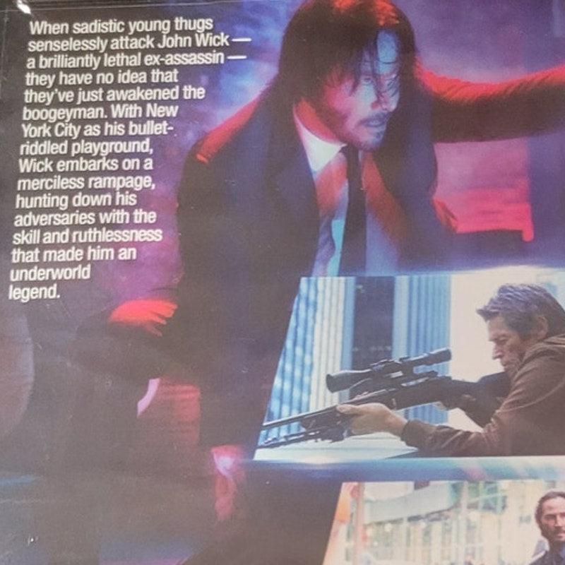 John Wick DVD 2018 Keanu Reeves Lionsgate Action Thriller Assassin Revenge Movie