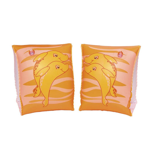 Kids Armbands Floaties, Dolphins, Ages 3-6, 6.5" x 5" x 6" Inflated, H2O Go!