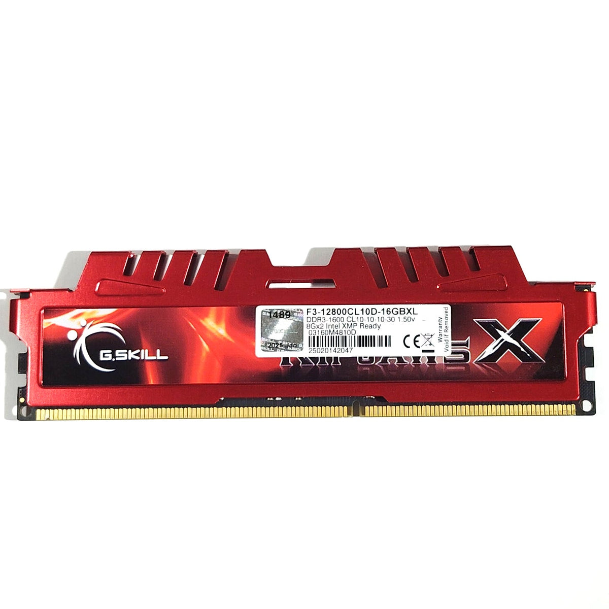 G.SKILL Ripjaws X 16GB (2x8GB) DDR3 1600MHz PC3-12800 Desktop Memory RAM Kit