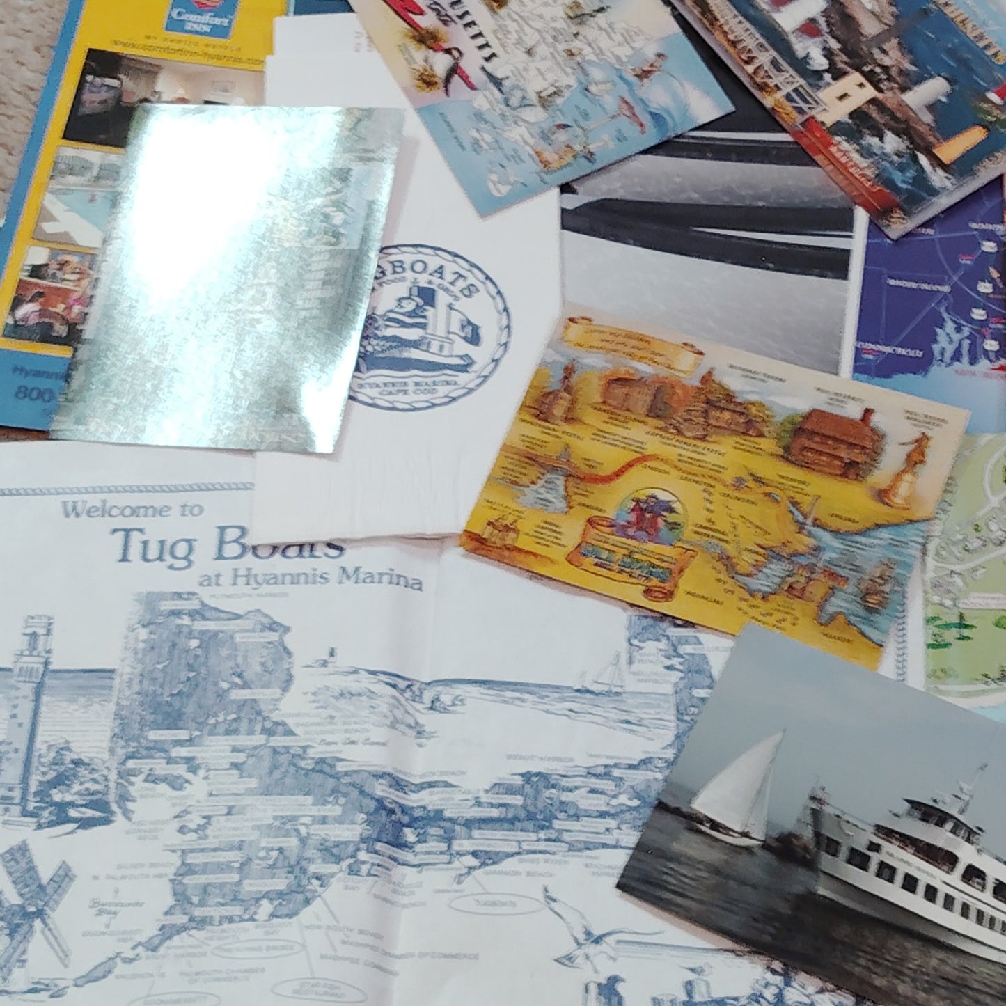 Vintage Massachusetts Travel Ephemera Lot 2010 Cape Cod Martha’s Vineyard 2.5 Lb
