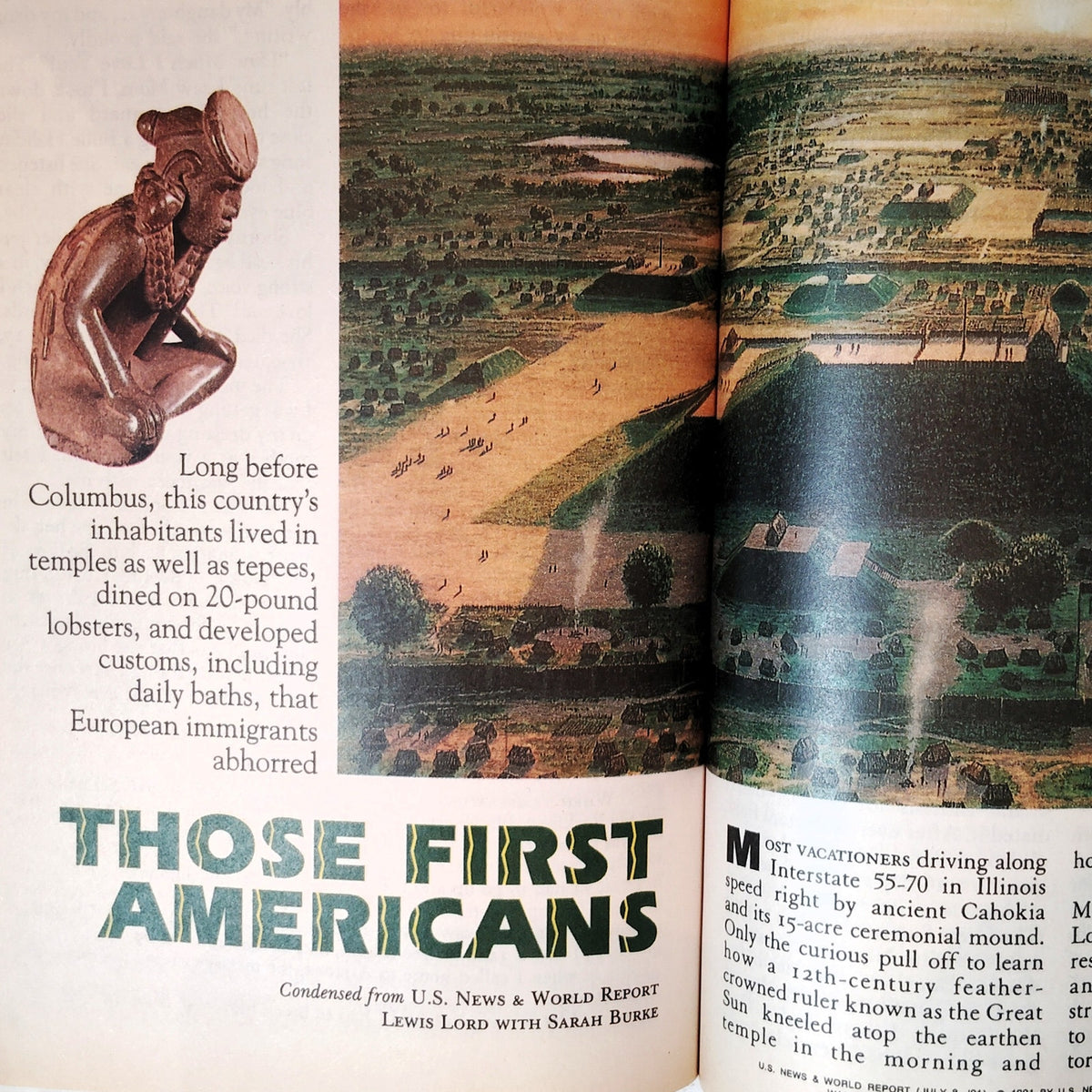 Reader's Digest Magazine January 1992 Vintage - Three Days that Shook The World