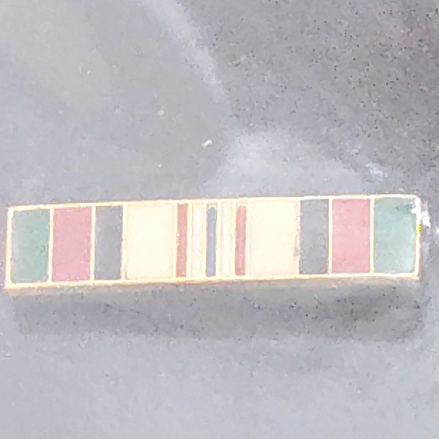 Miniature Afghanistan Campaign Medal Mini Ribbon Bar Pin, 11/16" × 1/8"