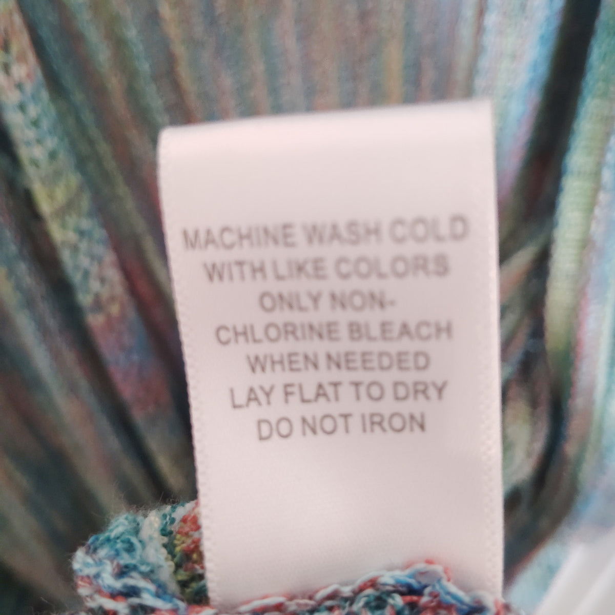Krazy Kat Multicolor Space Dye Duster Cardigan Women’s Large 38" Estate Knit