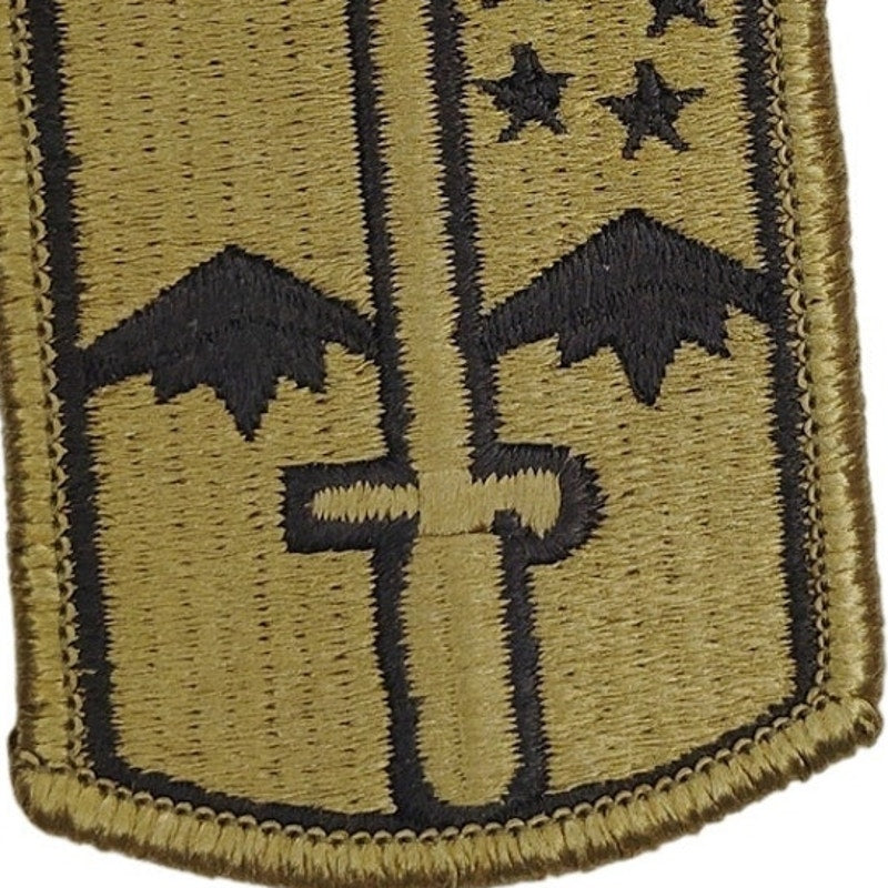US Army 172nd Infantry Brigade SSI Patch Subdued Bagby Green Hook Back 3" × 2"