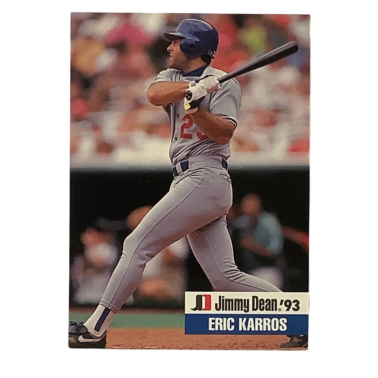 1993 Eric Karros Los Angeles Dodgers, MLB, Jimmy Dean '93 Ltd Ed., Card 24 EX/NM