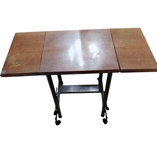 VTG Hi-Lo Metalstand Drop Leaf Typewriter Stand Rolling Cart MCM - LOCAL PICKUP