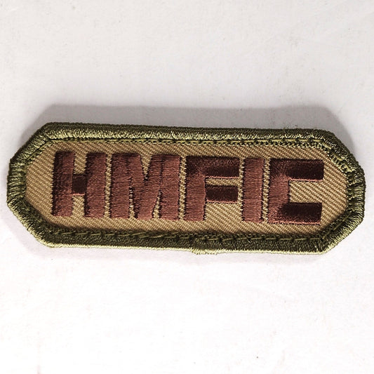 HMFIC (Head MF'er in Charge) Patch by Mil-Spec Monkey Morale, 3" × 1" Hook Back