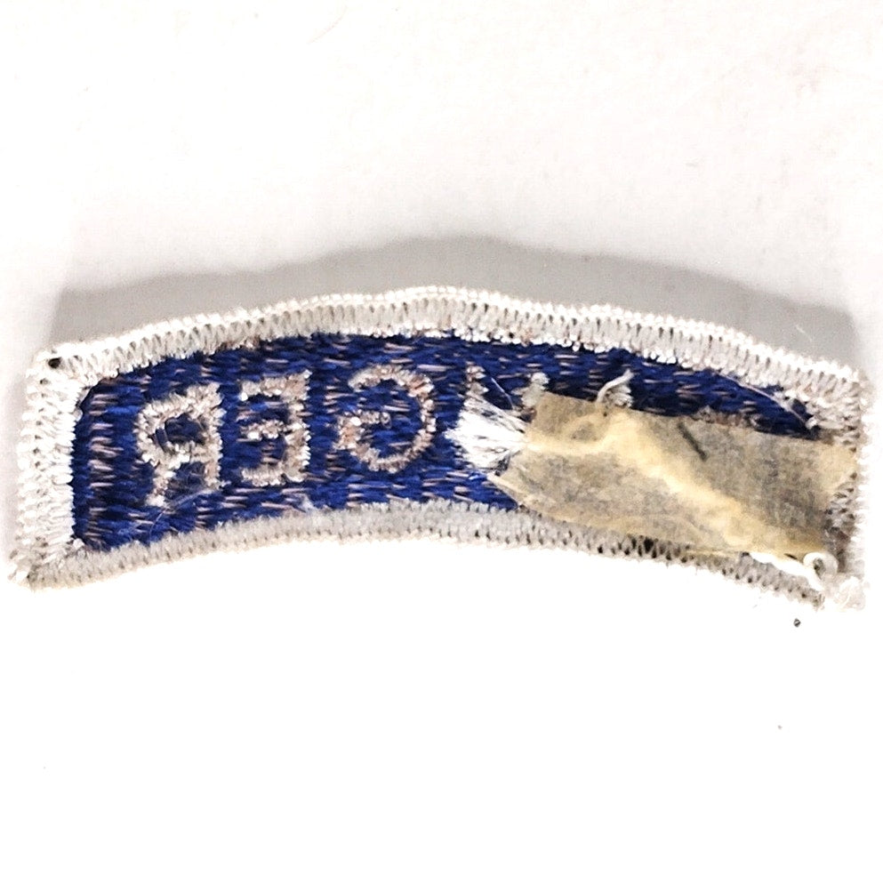 US Army Ranger Tab Blue White 2‑3/8" × 7/8" Sew‑On