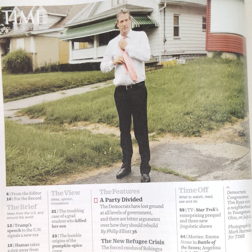 Time Magazine October 2, 2017 Shrunk Democrats Worst Shape Since 1929