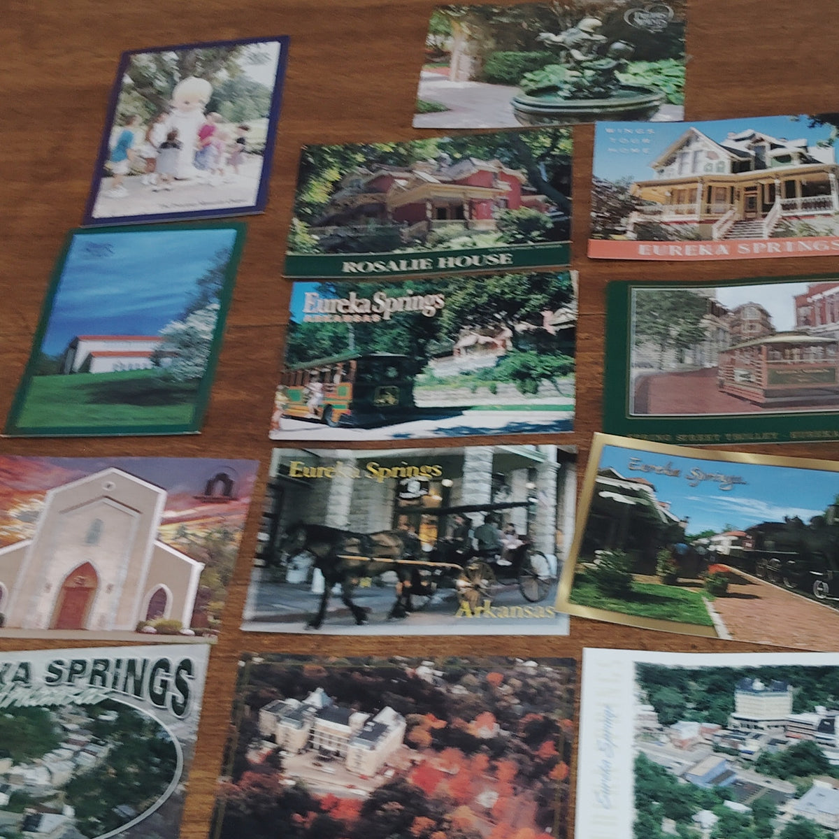 Vintage Eureka Springs Arkansas Postcards - 20 PC Travel Ephemera Lot