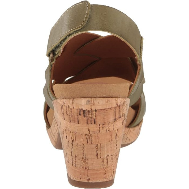 Cobb Hill Alleah Sling Sandal – Avocado, Women’s 8W, Hook & Loop, CJ0944