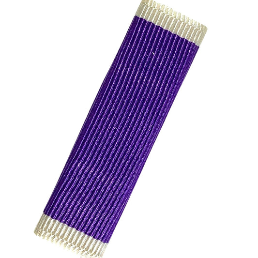 Purple Heart Medal Ribbon, 1-3/8"L x 3/8"H
