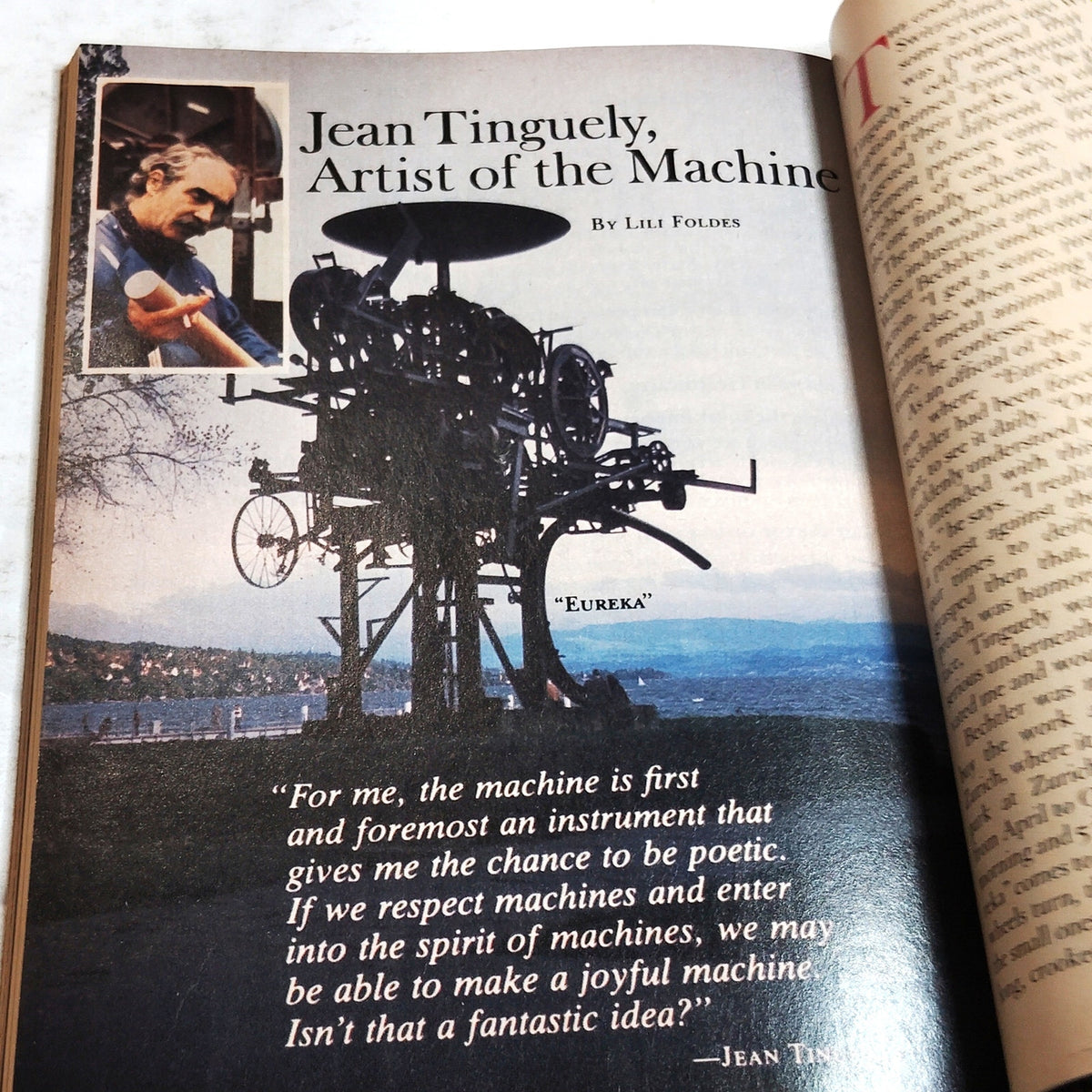 Reader's Digest February 1984 Vintage Magazine Monet Art Print Back Cover