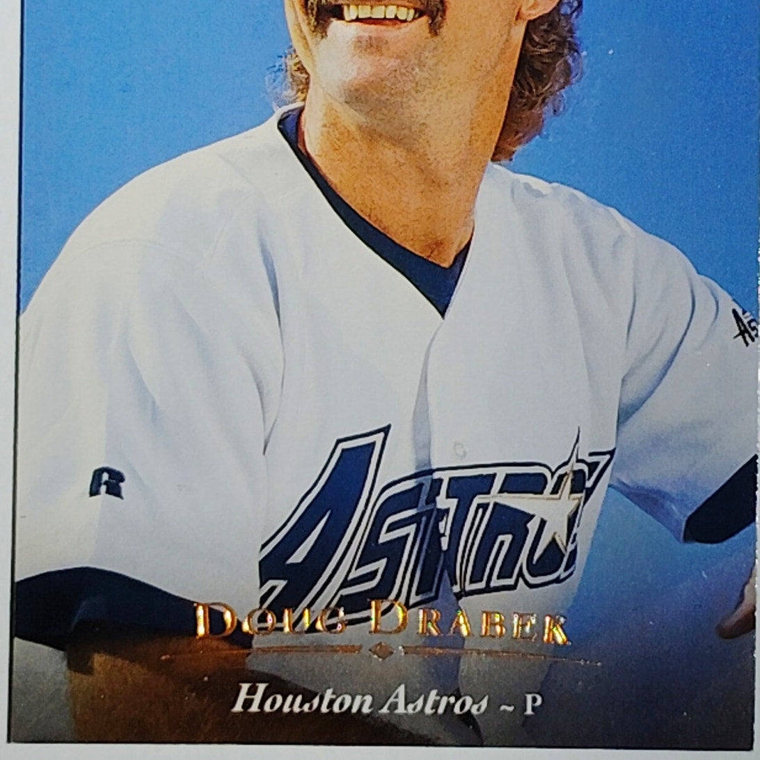 1995 Upper Deck Doug Drabek #26 Houston Astros Pitcher Portrait Shot VG/EX