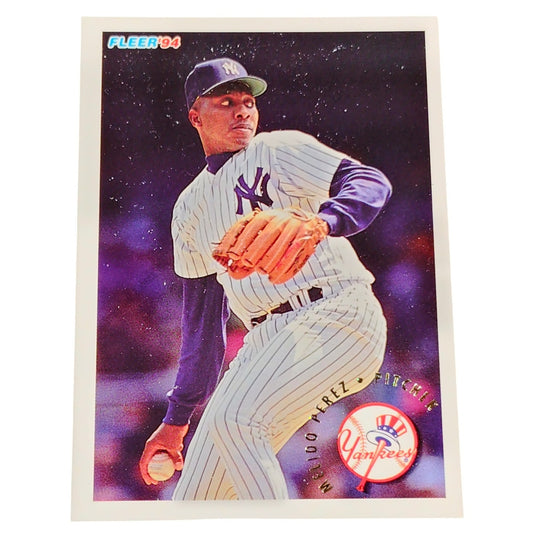Melido Perez, New York Yankees, #245, 1994 Fleer Baseball Collector's Card