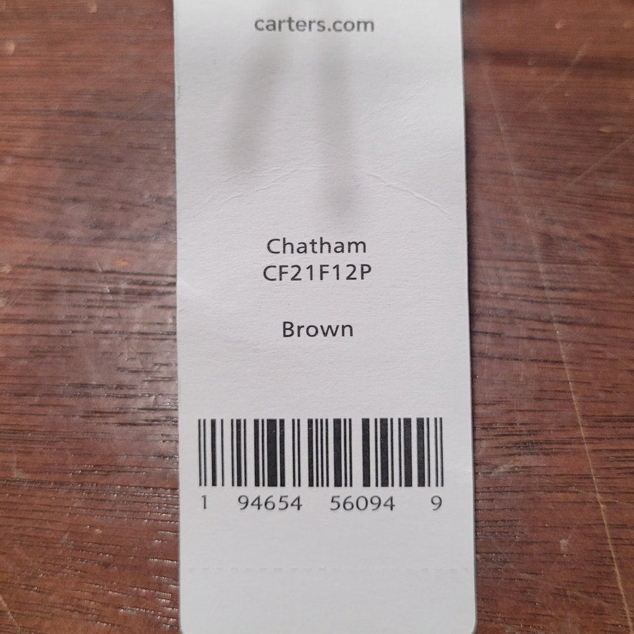 Carter’s Chatham Boot Size 7 Toddler Brown Faux-Suede Hook & Loop Strap CF21F12P