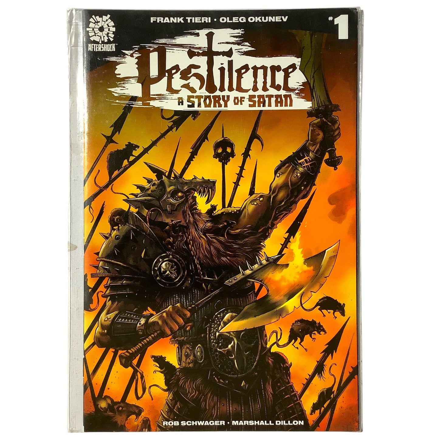 Aftershock Comics, Pestilence: A Story of Satan #1, April 2018, NM 9.4