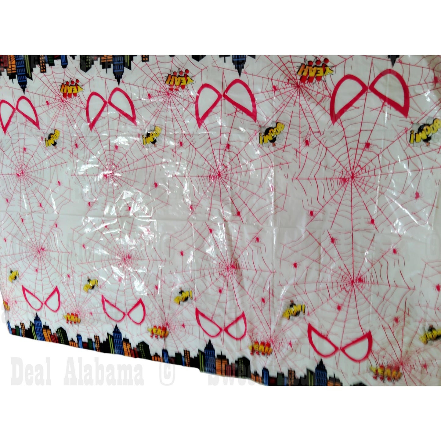 Spider-Man Tablecloth 106"x52" – Comic Hero Party Cover, Birthday Decoration