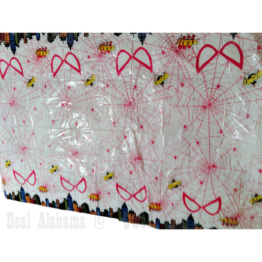 Spider-Man Tablecloth 106"x52" – Comic Hero Party Cover, Birthday Decoration