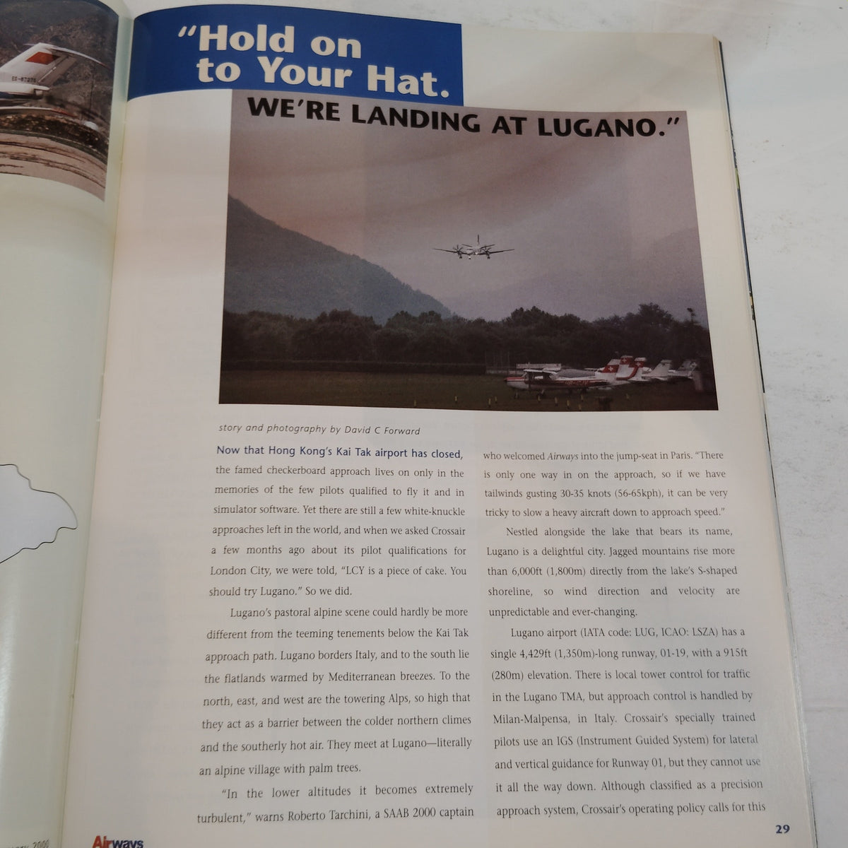 Airways Magazine Feb 2000 - Boeing 717 Enters Service Aviation History