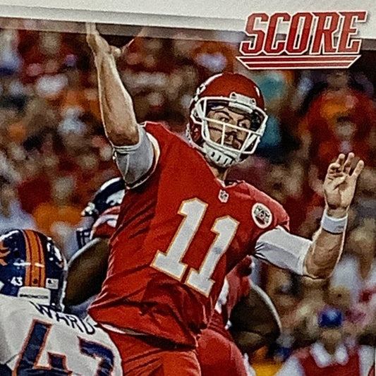 Alex Smith, Kansas City Chiefs, NFL, Panini Score 2016, Card 158, EX/NM