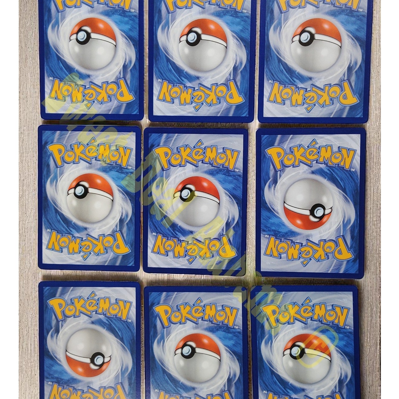 18 Random Pokémon Cards Pictured, Actual Photos Provided