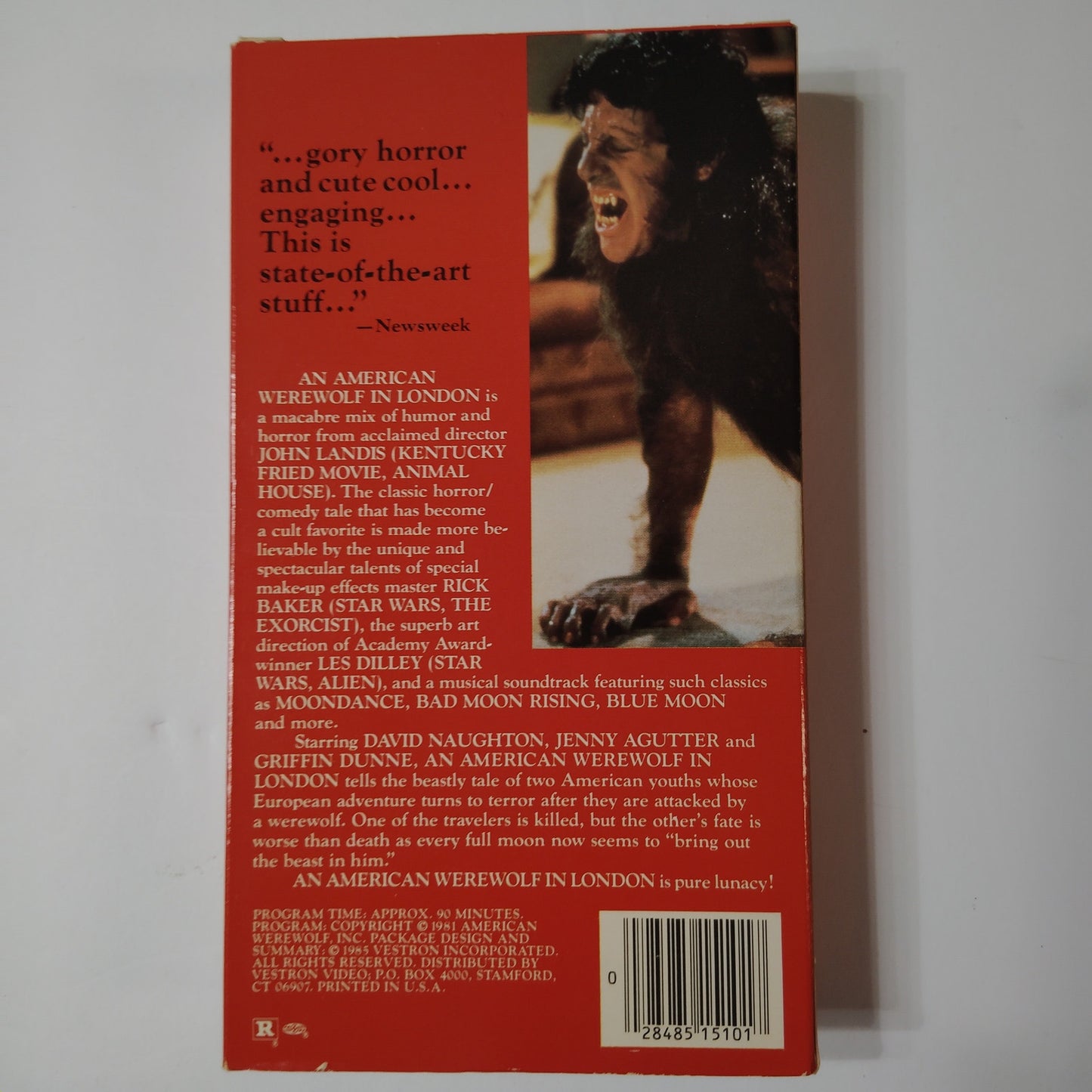 An American Werewolf in London VHS 1985 David Naughton MCA Horror Classic
