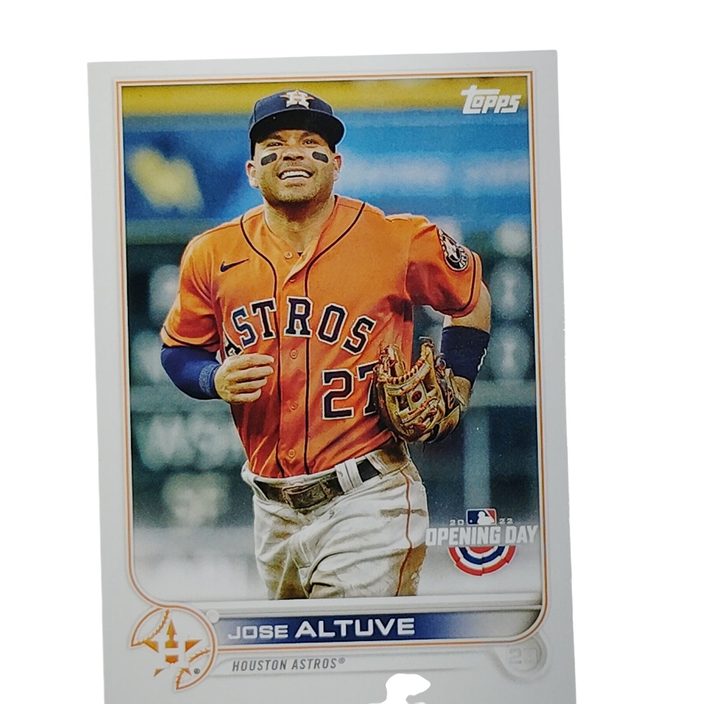 2022 Topps Opening Day #193 Jose Altuve Houston Astros 2nd Base - VG/EX