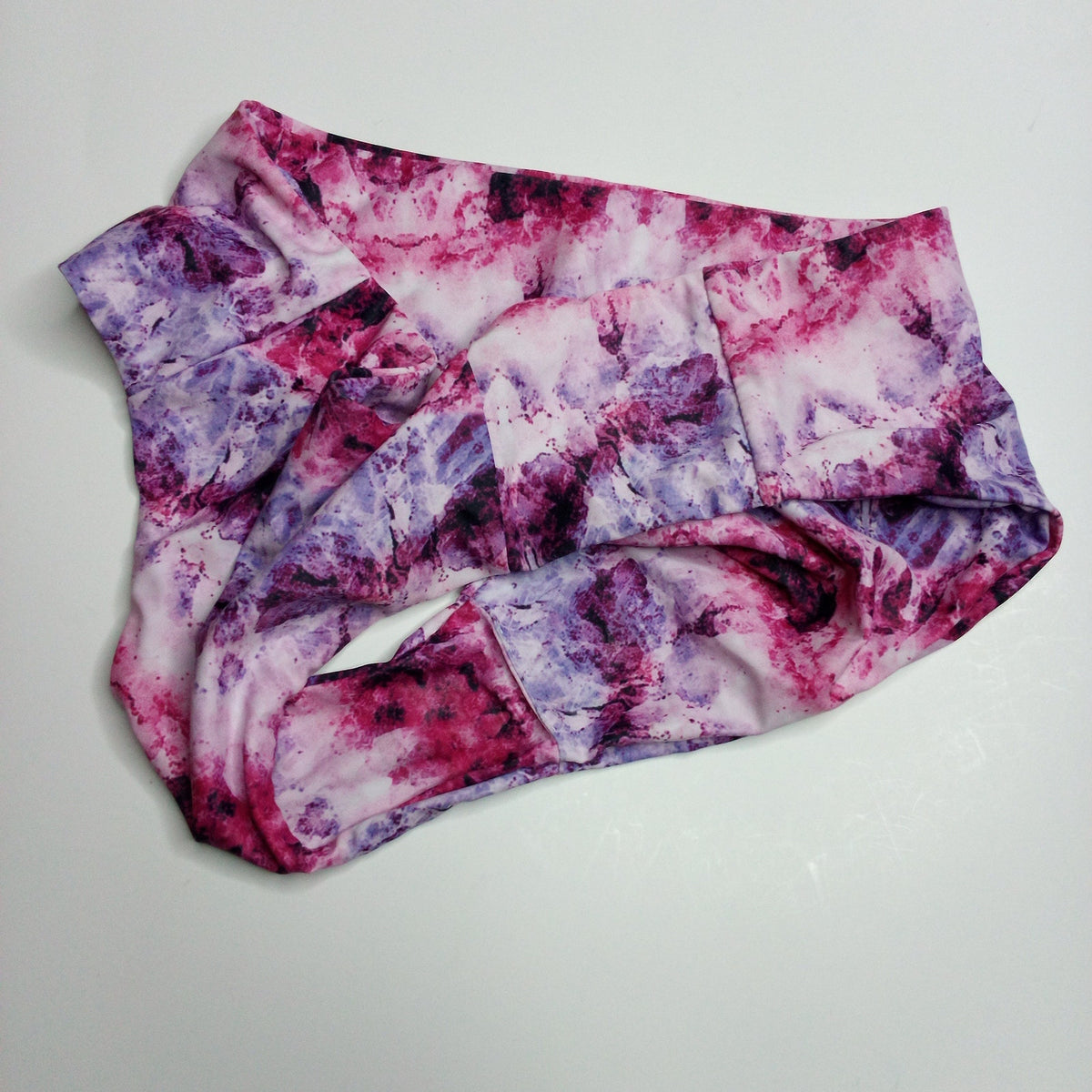 Pink & Purple Tie-Dye Swimsuit Bottoms, Large - Seamless, NWOT