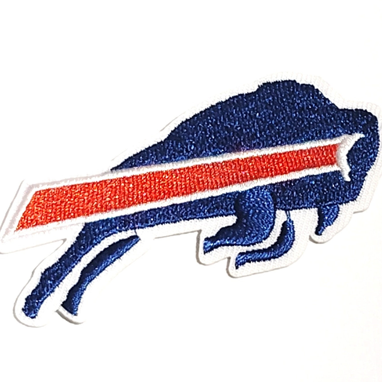 Buffalo Bills Sew‑On or Iron‑On Patch Set w/ Needle & Thread Kit NFL